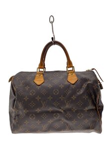 LOUIS VUITTON◆1)スピーディ30_モノグラム・キャンバス_BRW/PVC/BRW