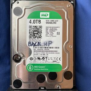 1円スタート　HDD SATA WD ハードディスク 4.0TB 4TB