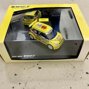 I603-Ｍ30-19 SUZUKI SWIFT スズキ スイフト Super1600 NOREV 1/43 ダイキャストミニカー イエロー ミニカーディスプレイ