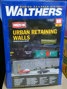 新品・未開封　WALTHERS 「URBAN RETAINING WALLS」 ストラクチャーキット　HOゲージ（Nも可）