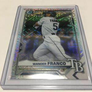 ★【WANDER FRANCO】MLB 2021 BOWMAN mega Mojo Refractor ★即決