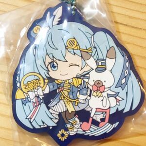 【送料無料】雪ミク VOCALOID ボーカロイド ボカロ 初音 ミク ラバスト ラバー ストラップ