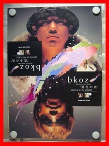 bkoz（ビコーズ＝kousuke、benhur）/真冬の魚【未使用品】B2告知ポスター(非売品)★送料＆筒代無料★