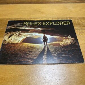 3470【希少必見】ロレックス エクスプローラー冊子 取扱説明書 2003年度版 ROLEX EXPLORER