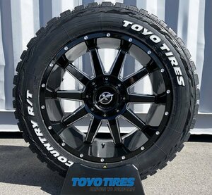 新品 20x10J ランクル100 ランクル200 XF OFFROAD XF219 20インチタイヤホイールセット TOYO OPEN COUNTRY RT 275/55R20 ホワイトレター