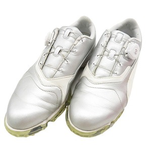 PUMA GOLF プーマゴルフ 188666 ゴルフシューズ バイオプロ BOA シルバー系 24.5cm [240001847825] ゴルフウェア レディース