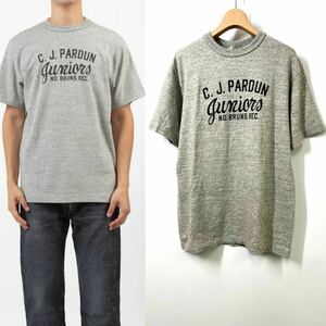 WAREHOUSE ウエアハウス 4601CJ Tシャツ C.J.PARDUN Tee ヘザーグレー GRY Logo ロゴ レプリカ 復刻