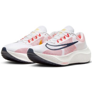 25cm ナイキ ズーム フライ5 白/黒/オレンジ DM8968-100 NIKE ZOOM FLY 5 ランニング マラソン ジョギング ズームフライ ヴェイパー