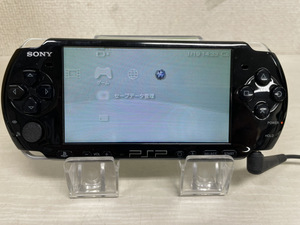 8018-01★SONY/ソニー/PSP3000/プレイステーションポータブル/ブラック/動作確認済み/充電器あり★