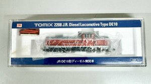 【80】☆1円～Nゲージ TOMIX 2208 JR DE10形ディーゼル機関車 模型 動作未確認 現状品 Nゲージ 収集家放出品①