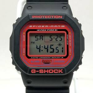 G-SHOCK ジーショック 【IT48741IA1NZ】 CASIO カシオ 腕時計 DW-5600 SPIDER MAN 3 スパイダーマン3 デジタル ブラック レッド メンズ