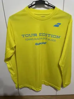 Babolat Tour Edition M イエロー 長袖Tシャツ