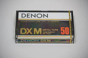 ●DENON●デンオン・デノン DX M 50 METAL TAPE 1本●希少/メタルテープ/昭和レトロ/vintageaudio●未開封・未使用品!!!