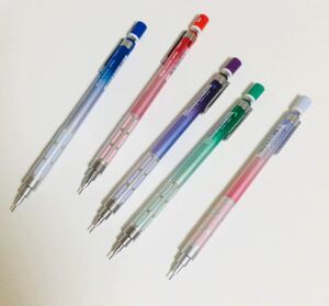 貴重 希少 Pentel Graph1000 Limited Edition Gradation 05mm ぺんてる　グラフ1000 グラデーション　限定　5本セット　新品未使用