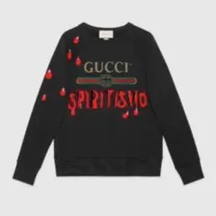 GUCCI Spiritismo クルーネック　スウェット　ヴィンテージ加工