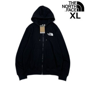 1円～!売切!【正規新品】THE NORTH FACE◆HALF DOME FULLZIP フルジップ パーカー US限定 裏起毛 男女兼用 アウトドア(XL)黒 181130-38