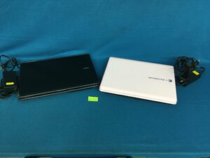 ★０９―０１６★ノートパソコン　NEC PC-LL750 Core i5/東芝 dynabook PAAX53FLPPK 2点まとめて HDDなし アダプター付き ジャンク品 [140]