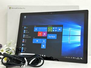 【良品 SIMフリー】Microsoft Surface Pro 5 model:1807『Core i5(7300U) 2.6Ghz/RAM:4GB/SSD:128GB』12.3インチ LTE対応 Win10 動作品