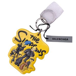 【中古】 BALENCIAGA バレンシアガ キーホルダー The Simpsons 678769 イエロー シンプソンズ 22014371 NT