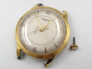 19532Jf AUREOLE オレオール 金無垢 18K 750 25.4g アンティーク 時計 手巻き ケース33mm