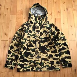 GORE TEX スノボジャケット Mサイズ a bathing ape BAPE hoodie snowboard jacket エイプ ベイプ アベイシングエイプ 1st camo yz0197