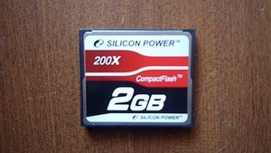 コンパクトフラッシュカード 　SILICON POWER 2GB