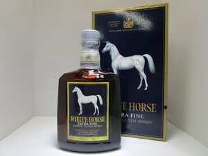 ホワイトホース エクストラファイン 750ml 43% WHITE HORSE EXTRA FINE ※漏れる可能性有 パラフィン巻 未開栓 古酒 箱 1円スタート/A39831