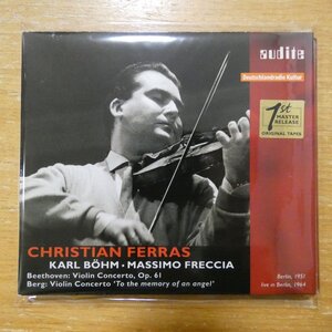 4022143955906;【CD】FERRAS/FRECCIA/BOHM / BETHOVEN:VIOLIN CONCERTO etc.(audite95.590)