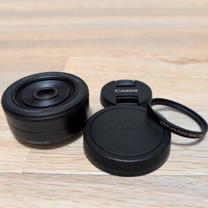 【外観美品】Canon EOS EF-M 22mm F2 STM 動作未確認