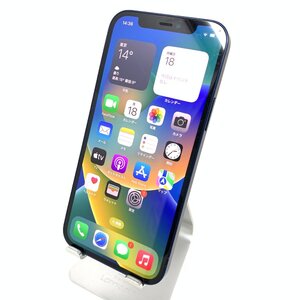 ◆動作品◆iPhone 12/64GB/Blue/91％/57244