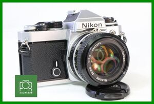 【同梱歓迎】実用■Nikon FE 3633429 / Ai NIKKOR 50mm F1.4 4467574■シャッター全速・露出計完動■3421