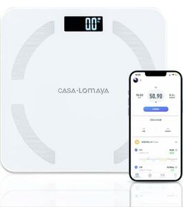 【送料無料】CASALOMAYA 体重計 スマホ連動 Bluetooth S82