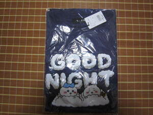 BA42★自宅保存新品★ちいかわ/ハチワレ★GOOD NIGHT/ネイビー/Tシャツ/XL