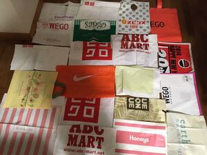 ★送料無料！ショップ袋★たっぷり20枚セット★NIKE★ショッパー★Honeys★①