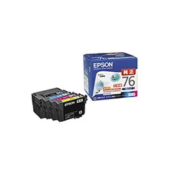 【特別価格】【純正品】 EPSON エプソン インクカートリッジ 【IC4CL76 4色パック】 大容量