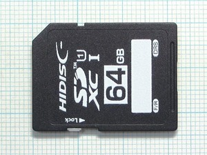 ★HIDISC ＳＤＸＣ メモリーカード ６４ＧＢ 中古★送料６３円～