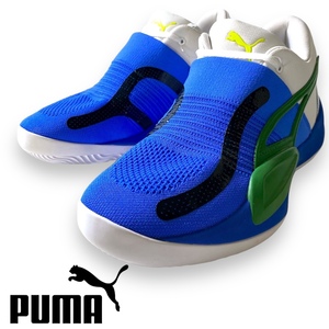 【27】新品 定価1.6万 プーマ ボリュームソール バスケットボールシューズ PUMA Rise Nitro スニーカー バッシュ 377012 ◆R425