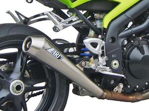 ZARD 公道仕様 CONICO S/Oマフラー TRIUMPH SPEED TRIPLE 05-06