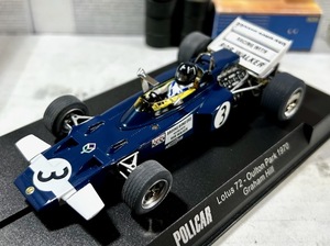 1/32 POLICAR CAR02b LOTUS 72 #3 OULTON PARK 1970 スロットカー 