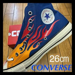 ☆新品☆CONVERSE ALL STAR US IGNT HI コンバース　オールスター US イグナイト ハイ　ブルー　フレイム　炎　オリジネイター