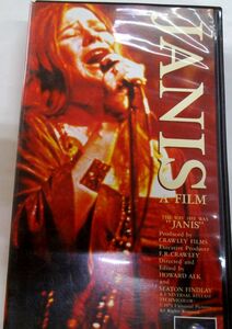 D1/国内版中古VHS☆ジャニス・ジョプリン「映画JANIS A FILM」1990年製作/カラー97分/字幕スーパー☆解説ライナーつき　即決