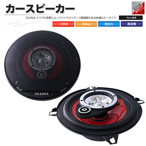 カースピーカー 16cm 120W XS-E1611 中級モデル 自動車用スピーカー オーディオ