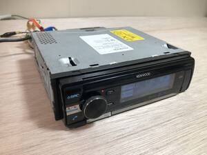 KENWOOD　U585BT　1DINオーディオ（CD　ラジオ　Bluetooth　USB　AUX）　動作確認済み