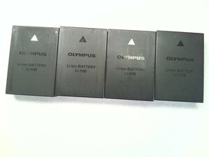 4個セット★OLYMPUS　オリンパス　純正　LI-10B　バッテリパーク　★ジャンク