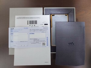 【新品同様】SONY NW-WM1ZM2 保証書 納品書付き