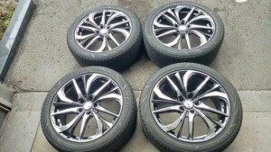 レオニスTE 30系 アルファード ヴェルファイア 19インチ レグノ245/45R19 中古4本　美品