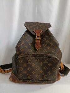 １円～　LOUIS　VUITTON　ルイ・ヴィトン　モンスリGM　モノグラム　M51135　リュック