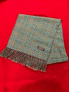 イギリス古着　tootal scarf vintageトゥータルスカーフ　スカーフ　フリンジ付き　英国ヴィンテージ　vintage tootal MV977