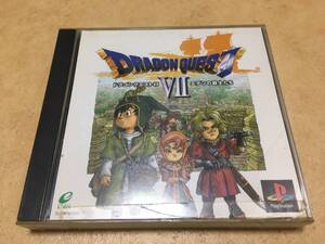 ソニー プレイスステーション ソフト エニックス ドラゴンクエストⅦ 中古品 攻略本付き