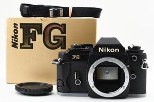 ★超美品　動作確認済★ NIKON ニコン FG ブラック 箱付き フィルムカメラ　モルト新品交換済 防湿庫管理　#C790